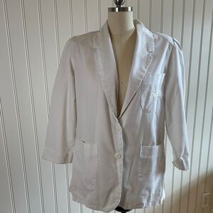 Women's White Scrub Jacket
